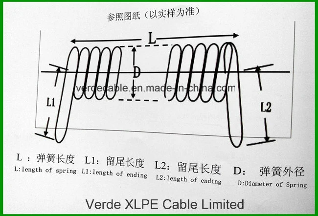 Factory Direct Sales Coil Cables PUR Silicone Spiral Coiled Power Spring Robot Cable