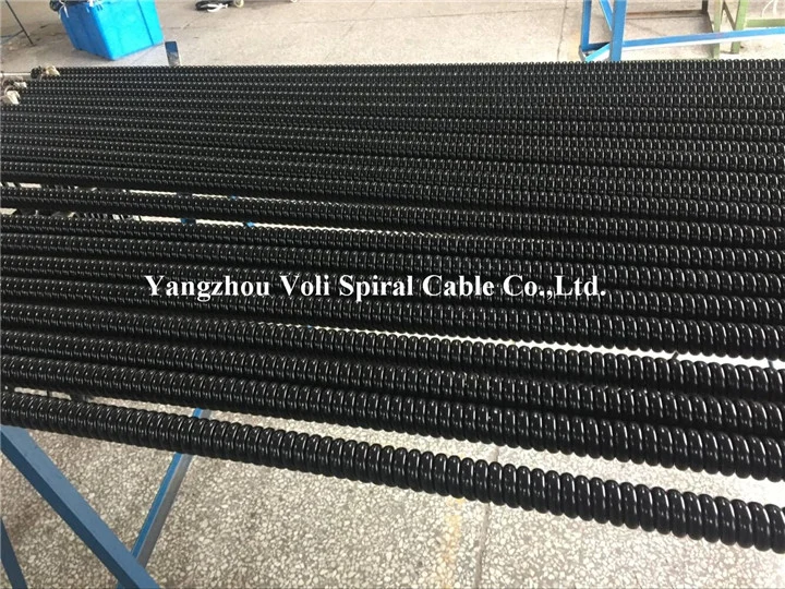 Spiral Cable Manufacturer Spring Wire Factory Customization Coiled Cable Wire