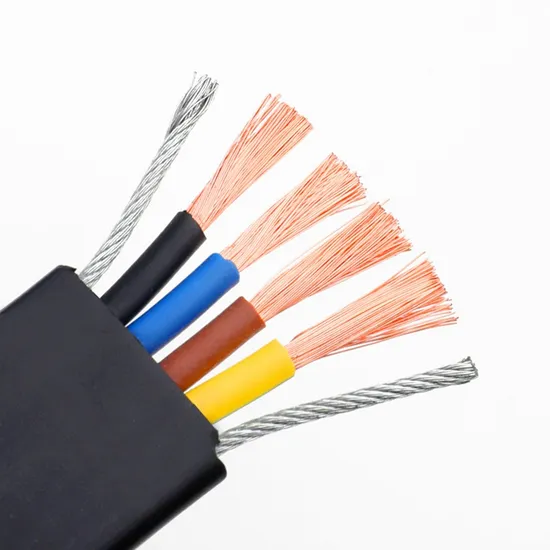 Cavo elettrico flessibile piatto isolato in PVC con conduttore in rame multi nucleo 450 V 750 V Produttori di cavi di alimentazione di controllo in gomma LSZH schermati in acciaio armato
