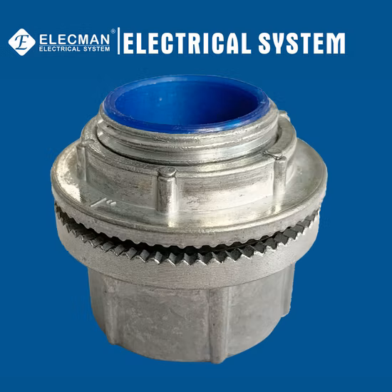 Mozzi per condotti filettati a tenuta stagna in zinco Connettori per condotti standard UL